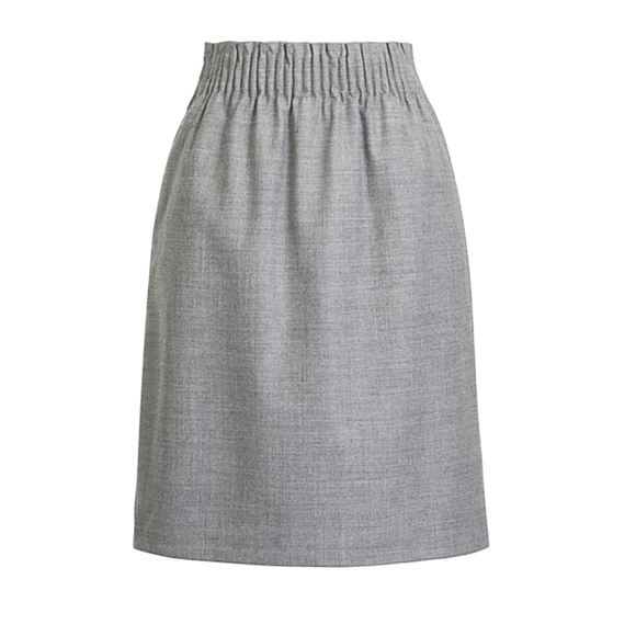 J. Crew Mercantile Sidewalk Ruched Waist Mini Skirt in Stone Gray Size 0 - Picture 4 of 12